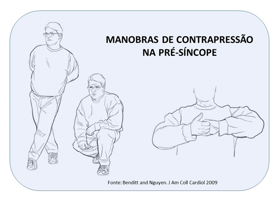 manobras de contrapressão na pré-síncope